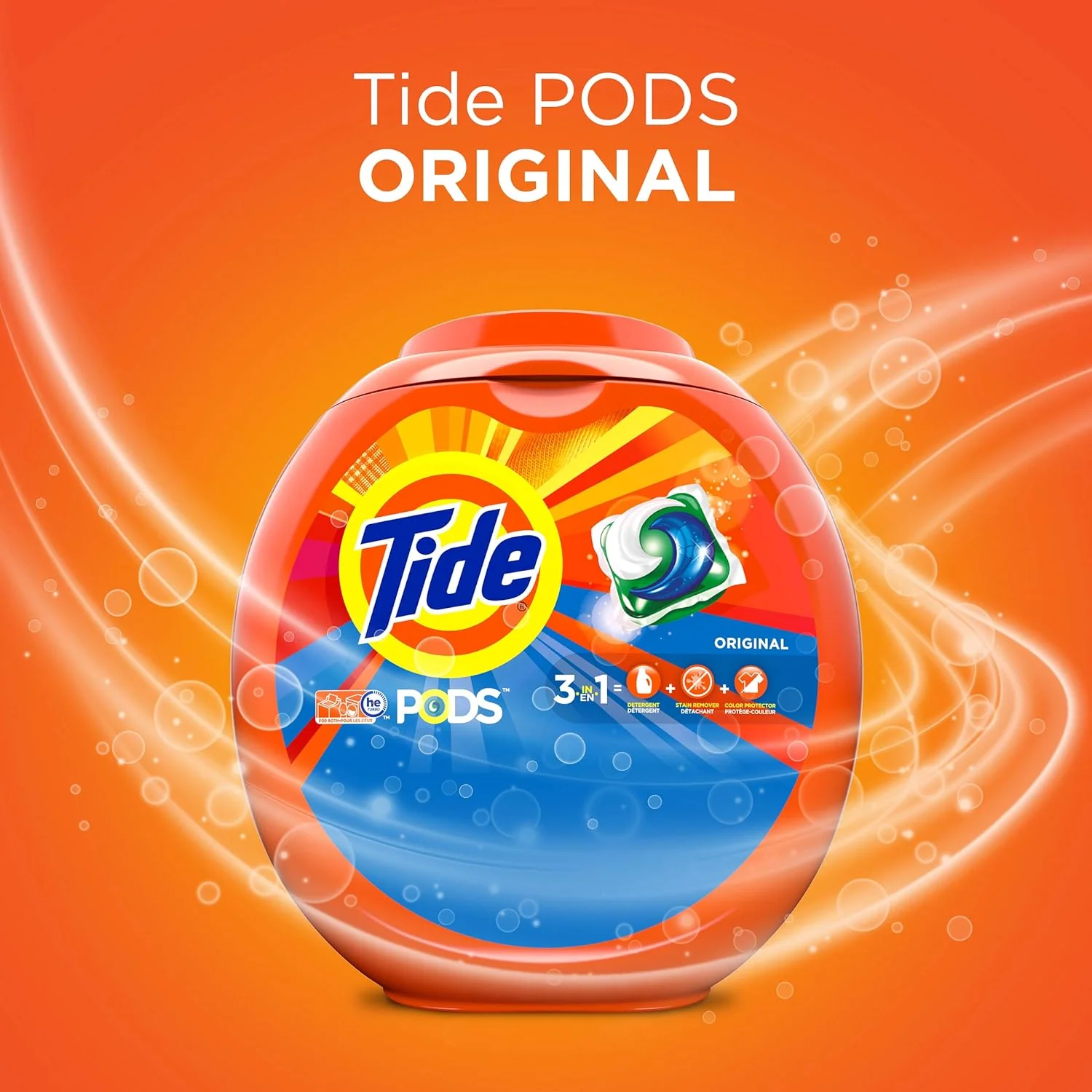 Tide Liquid Pods Original 3in1 42's - Image 4