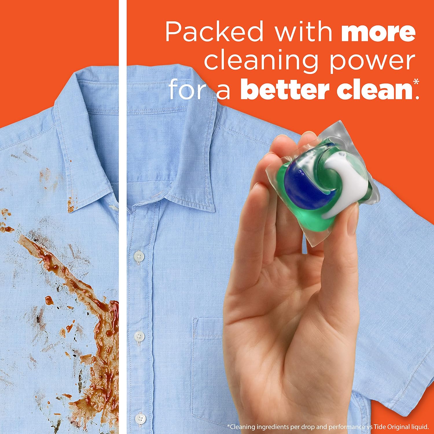 Tide PODS Original Scent HE Turbo Liquid Detergent Pacs, 16 count - Image 3