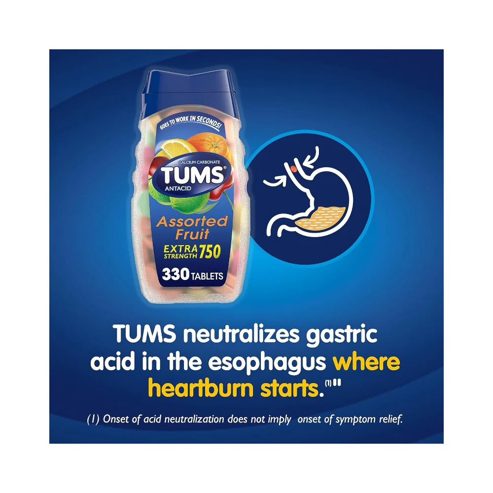 Tums Assorted Fruits Roll 8 Chewable Tablets - Image 4