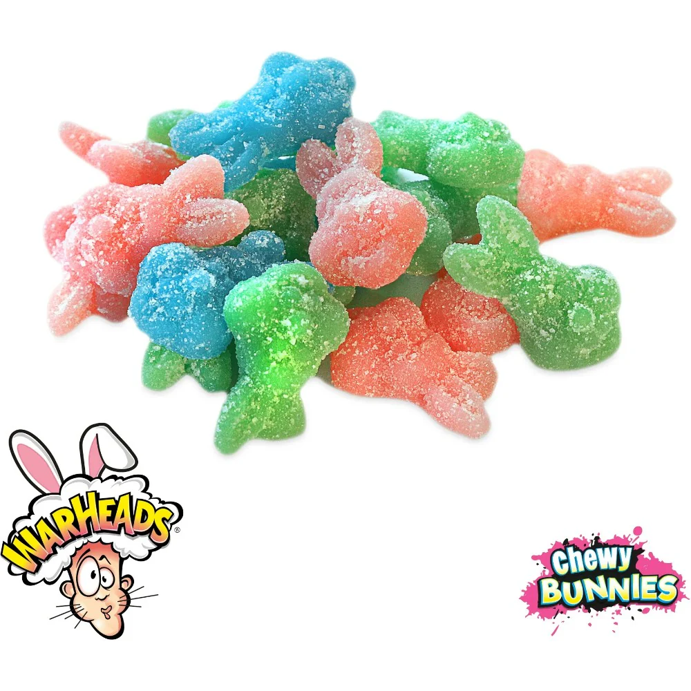 Warheads Easter Chewy Bunnies Candy Theater Box 3oz (85g) - Image 2