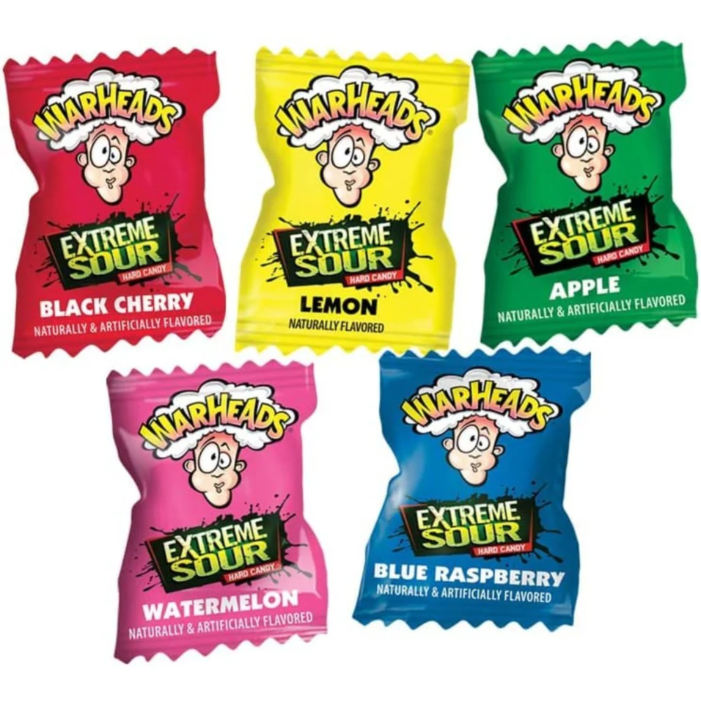 Warheads Extreme Sour Hard Candy Assorted Flavors Bulk various Sizes - Image 2