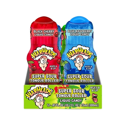 Warheads Super Sour Tongue Roller 0.85oz (25ml) Case of 12 - Image 2