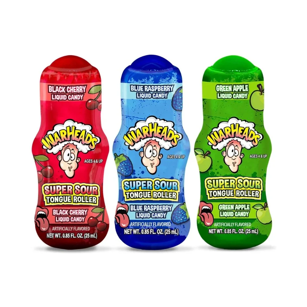 Warheads Super Sour Tongue Roller 0.85oz (25ml) Case of 12 - Image 3