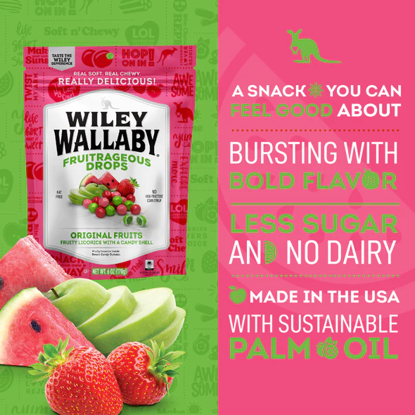 Wiley Wallaby Fruit-Rageous Drops 8oz (226g) - Image 3
