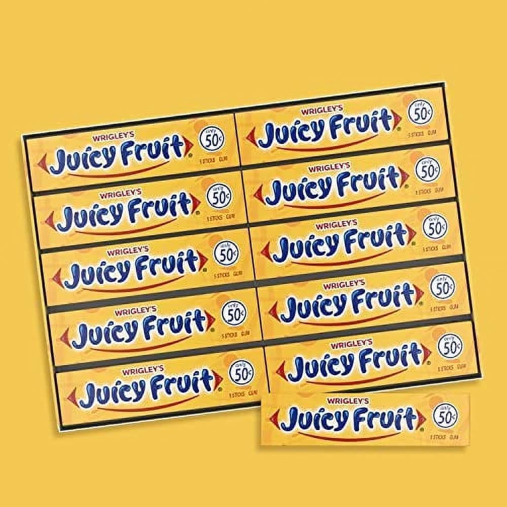 WRIGLEY'S JUICY FRUIT Chewing Gum I 30 x 5 Peices (13.5g) - Image 3